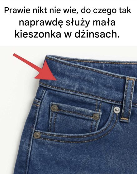 Większość ludzi nie wie, do czego służy mała kieszonka w dżinsach.