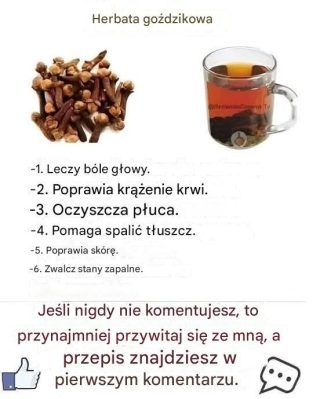 Żuj goździki, tak powiedział mi mój lekarz, będę ci za to dozgonnie wdzięczny.