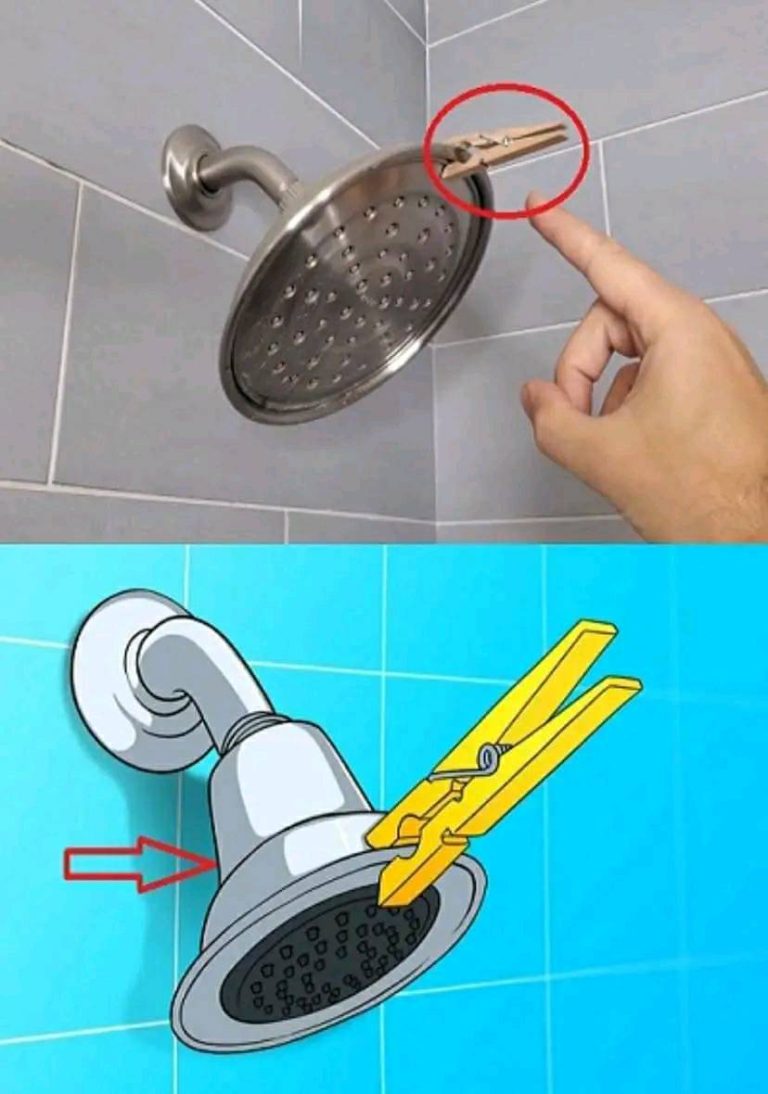 Dlaczego warto powiesić klamerkę nad prysznicem: gdy już to zrozumiesz, będziesz to robić zawsze.