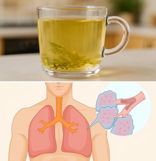 Herbata, która usuwa cały śluz z płuc, odtruwa drogi oddechowe i leczy astmę.