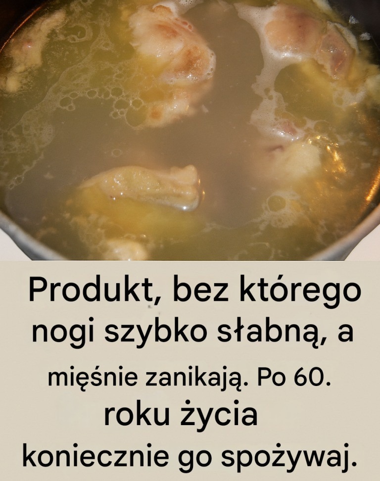 Produkt, bez którego Twoje nogi szybko schudną, a mięśnie zaczną zanikać. Po 60. roku życia obowiązkowe jest włączenie go do diety.