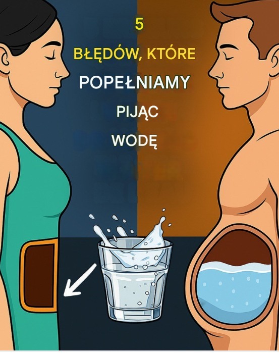 5 BŁĘDÓW, KTÓRE POPEŁNIAMY PIJĄC WODĘ