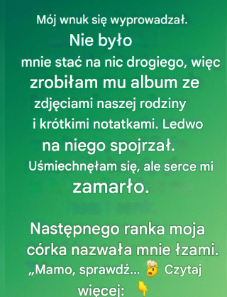 Pamiątka, która przemówiła prosto do serca