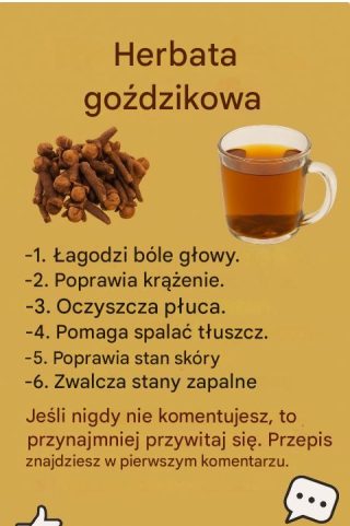 „Herbata goździkowa: korzyści, przepisy i środki ostrożności”