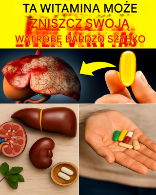 9 witamin i suplementów, które NISZCZĄ Twoją wątrobę i nerki